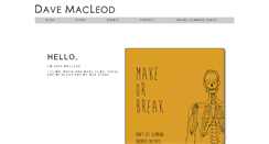 Desktop Screenshot of davemacleod.com